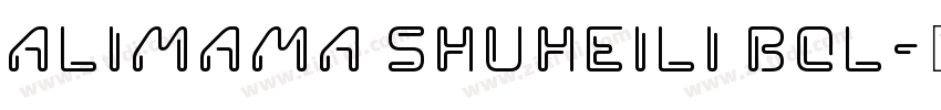 Alimama ShuHeili Bol字体转换